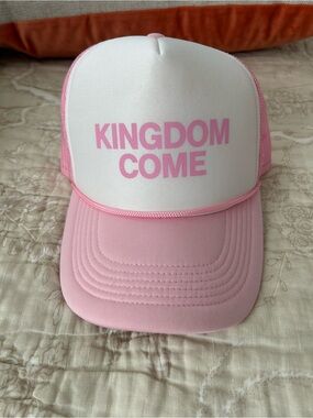 Pink Mesh Trucker Cap with Snapback